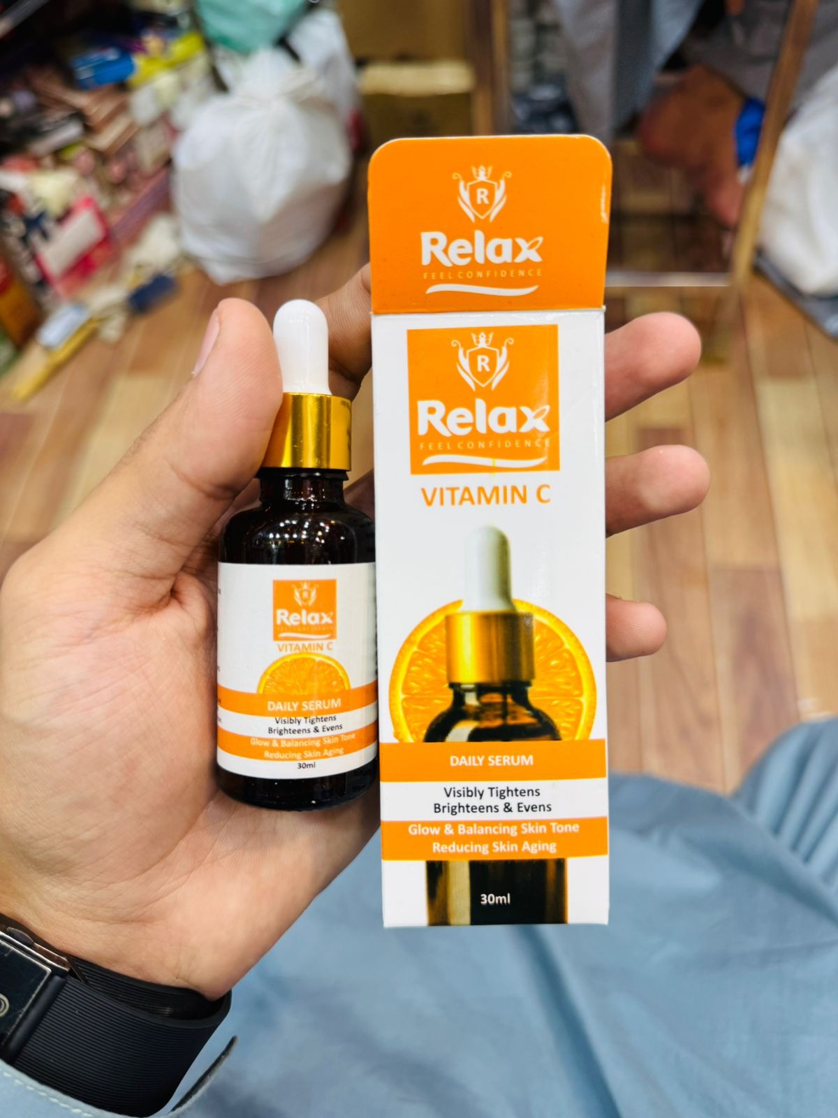 Vitamin C Face Serum 30ml | Brightening Anti-Aging & Hydrating Daily Skin Care Serum for Radiant Skin