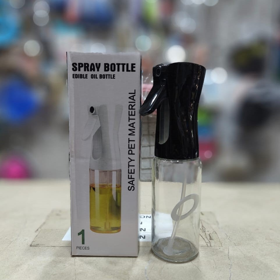 Refillable Glass Oil Sprayer 220ml with Brush – For Air Fryer, Grilling & Cooking