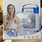 Portable Mini Air Cooler Fan with Evaporative Cooling – 3 Speed Household Air Conditioner | Random Color